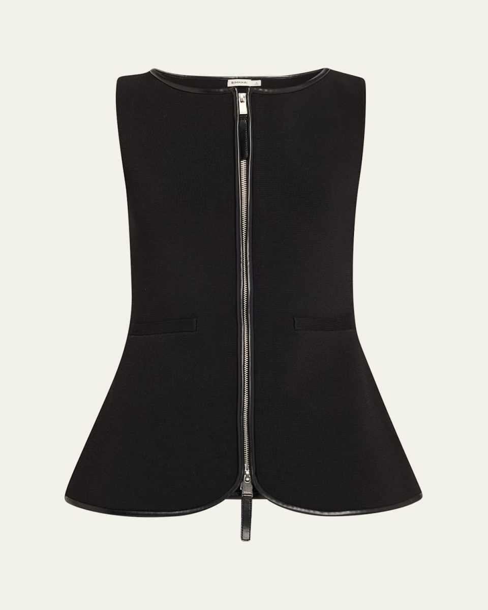 Ren Sleeveless Zip Top